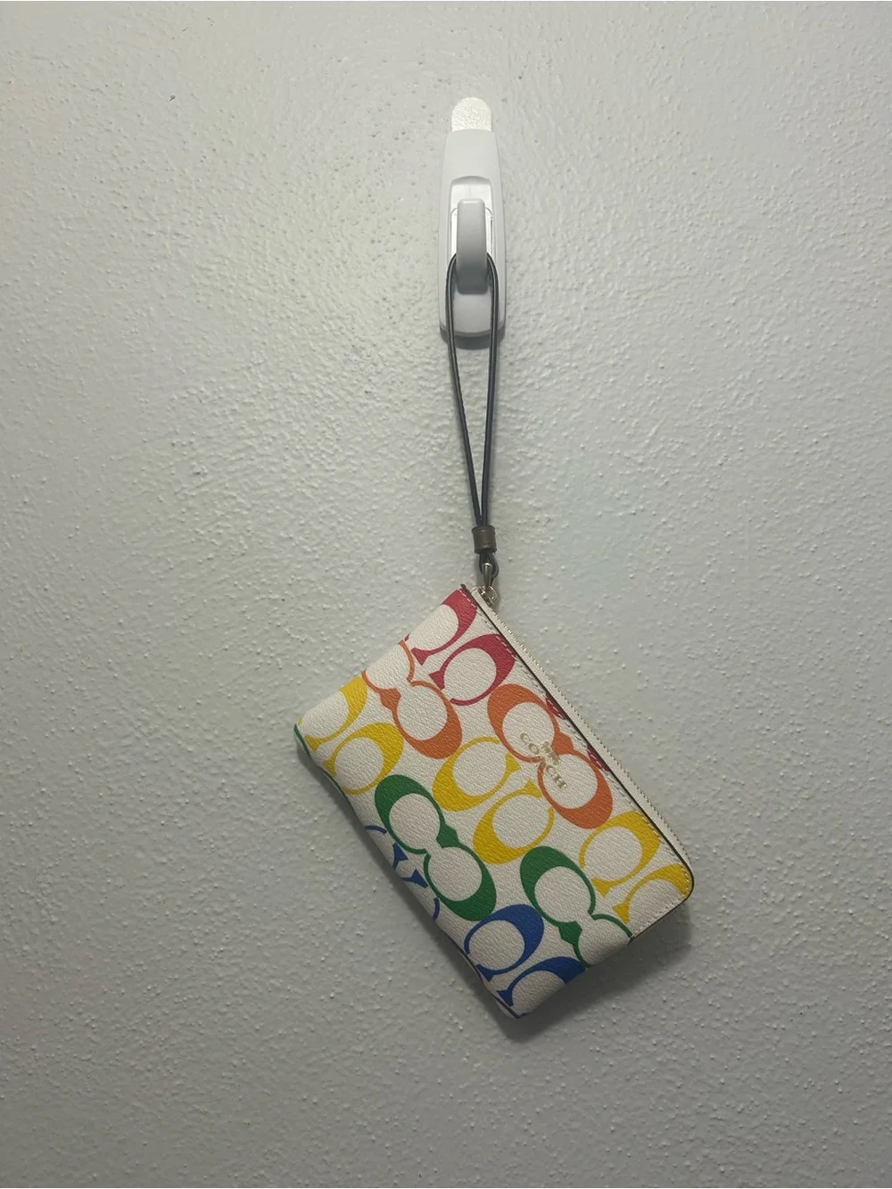 Coach Multicolor Signature C Wristlet